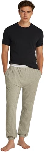 Calvin Klein Herren 3er Pack T-Shirts Kurzarm Crew Neck Basic, Mehrfarbig (Black, White, Grey Heather), S – Ansicht 5