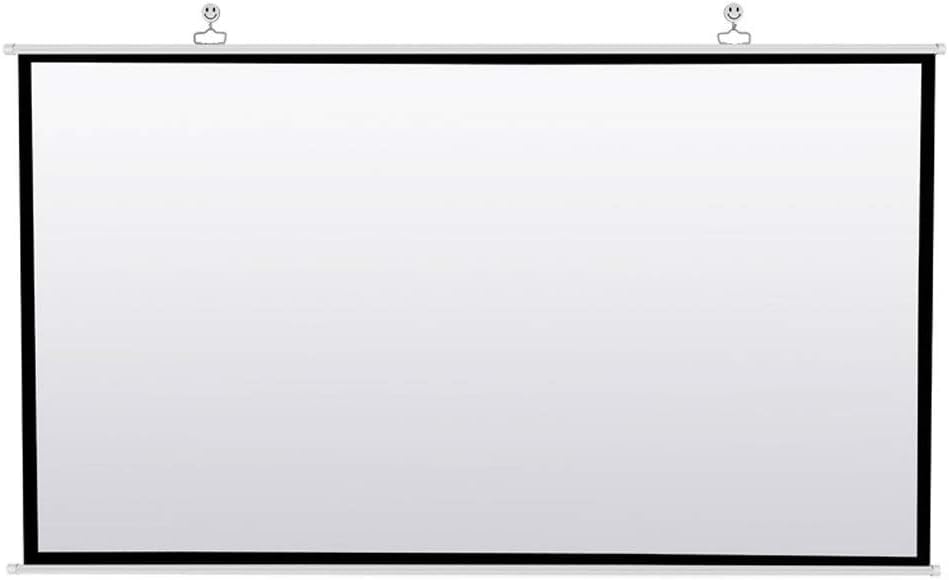 Pantalla de proyección blanca plegable 60 pulgadas