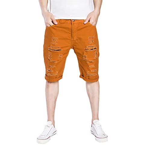 Short chino en jean délavé pour vos terrasses d'été en 3XL