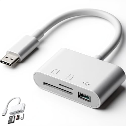 Adaptador De Memória Leitor De Cartão Micro SD SD TF USB Tipo C OTG USB 3.0 Para Celular Tablet Notebook Computador Expansão De Armazenamento Transferência Rápida De Dados Multidispositivo