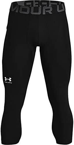 Under Armour Men's Armour HeatGear 3/4 Leggings , Black (001)/Pitch Gray , Medium