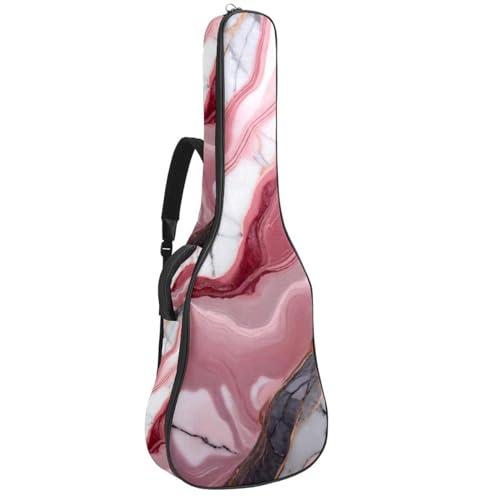 Housse guitare acoustique étanche à protection améliorée marbre