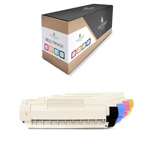 HAUPTSTADT TONER Tóner compatible con Oki C5650 C5750 (equivalente a negro, cian, magenta y amarillo)