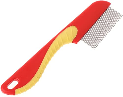 Stainless Metal Flea Comb Pets Grooming Comfortable to Use Dogs, Cats, Rabbit Fur Detangling Tool Flea and Tick Prevention for Animals, Flea Treatment-1 Piece (Color May Vary) (B09PGKK7PW) Amazon Price History, Amazon Price Tracker