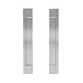 2 Pack Finger Pull Self-Stick Flush Handle for Sliding Pocket Doors, Self-Adhesive no Screws Needed