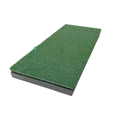 LuxeLie™ Golf Swing Mat – 12x28 Hitting Strip with 45mm EVA Base – Durable Turf for Indoor Practice, Backyard Training & Home Simulators