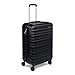 Amazon Basics 26' Hardside Medium Checked Luggage, Hardshell Suitcase With Wheels, Expandable For Up to 15% More Space, With Scratch-Resistant Surface, Four Multi-directional Wheels, Black