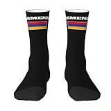 Werksokken 40 cm Armeense Armenië Vlag Gift Sokken Comfort Golf Sokken Multi Gekleurde Patroon Sokken Voor Geweldig Gift, Tiener, Heren, Sokken 539, Medium