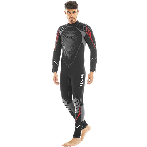 Seac Komoda 7mm High Stretch Yamamoto Neoprene Full Wetsuit Mens Women