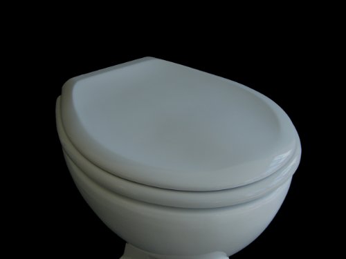 ADOB Toilettensitz, Klassisch, Grau, Duroplast, WC Sitz, Manuell, Toilettenbrille, 12250