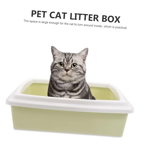 NOLITOY 1 Conjunto Caixa De Areia Para Gato Pp Comadre Para Gato