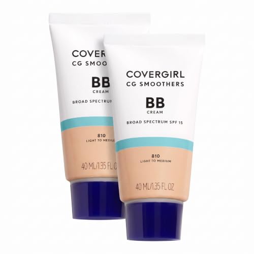 COVERGIRL Smoothers BB Cream, Lightweight, Light to Medium | Hydrating | SPF 21 | 1.35 Ounce | Pack of 2