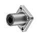uxcell LMK8UU Square Flange Linear Ball Bearings, 8mm Bore Dia, 15mm OD, 24mm Length(Pack of 2)