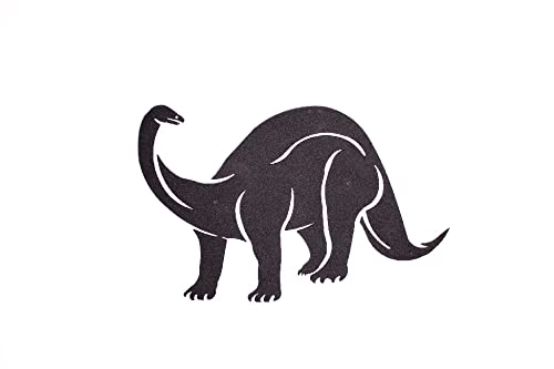 Décoration Murale Dinosaure Homemania en Métal Noir 54x39cm avec Tiroirs