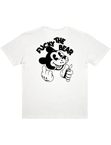 T-shirt Fucky Off-White The Dudes anti-déformation en coton durable