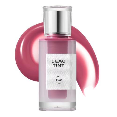 L’EAU TINT 5 Color / 4.5g – Glossy Water & Glow Tint, Watery Lip Stain, Non-Sticky, High Shine, Glossy, K-beauty (03 LILAC L'EAU)
