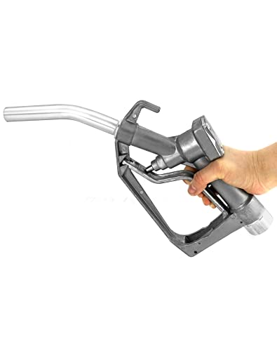 Qwork Fuel Nozzle, 3/4 In. Npt Manual Fuel Nozzle With Hook, Max Pressure 50 Psi, For Gasoline, Kerosene, & Diesel Fuel Pump, 2 Pack #TOP3