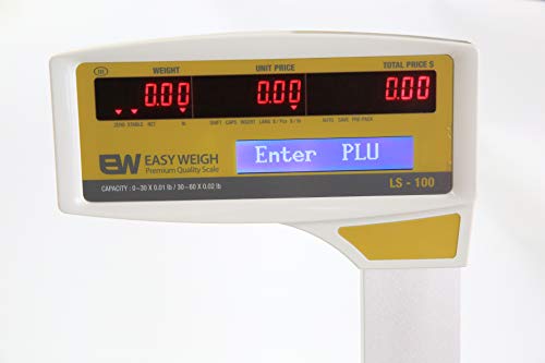 Báscula Easy Weigh LS-100-N 60 LB Doble Rango con Pantalla LED y LCD miniatura 5