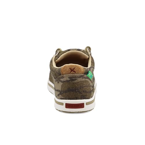 Image of Twisted X Kid's Kicks Low Top Casual Sneakers, Mossy Oak Bottomland Camo,12.5 M