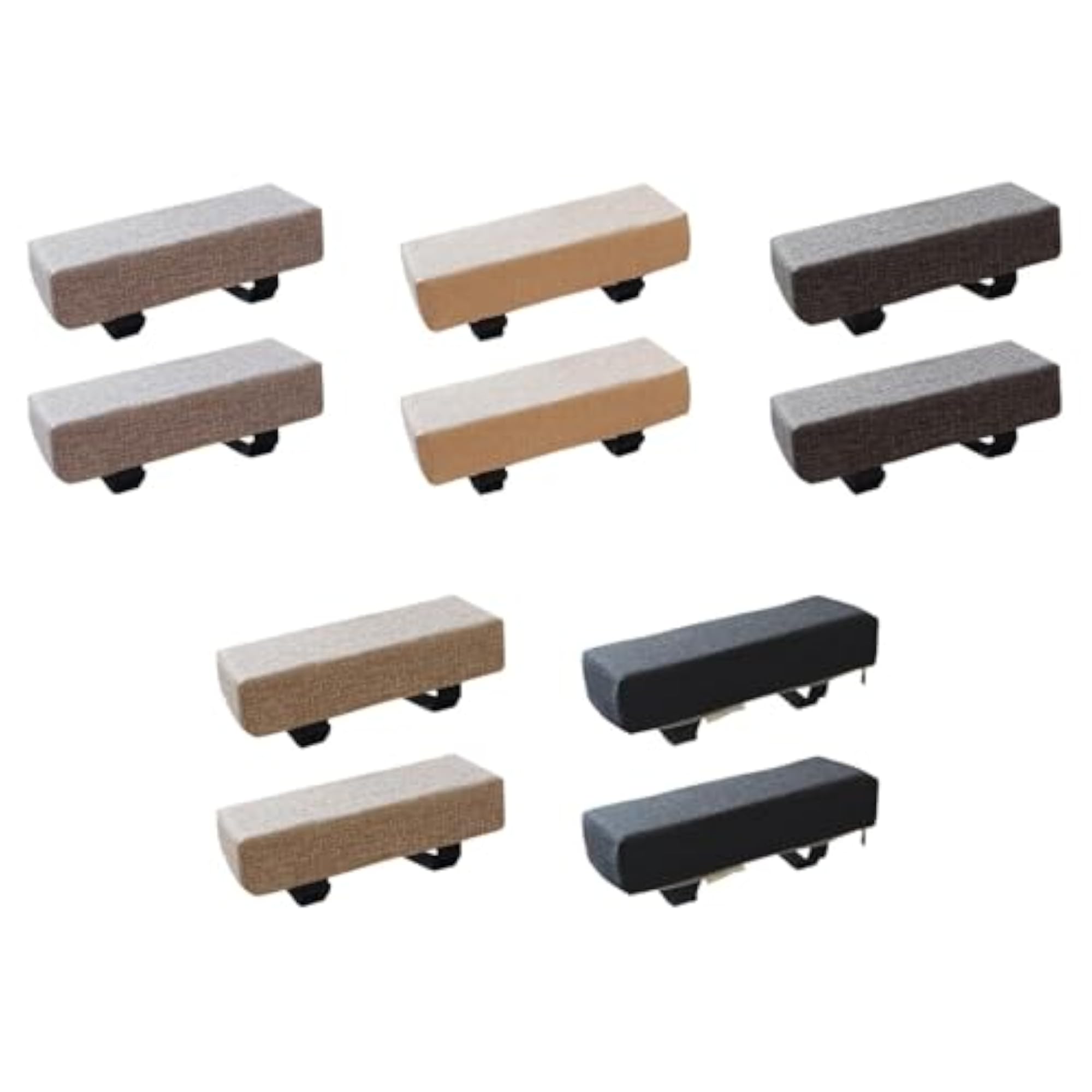 2X Removable Sponge Armrest Cushions for Gaming Chair