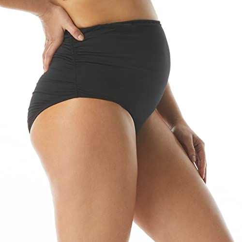 BEACH HOUSE Abigail High-Waisted Maternity Bikini Bottom — Pregnancy Swim Bottoms