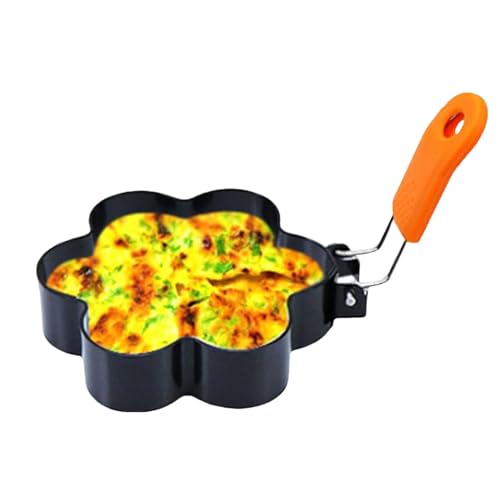 Molde para anillos para huevos | Utensilios de cocina de metal – Modelador de huevos en con forma de estrella | Para hamburguesa, magdalenas, tartas, filetes, panqueques, sándwiches, hornear