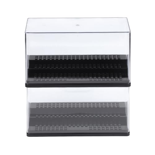 1 2 Piezas acrílico Minifiguras Vitrina