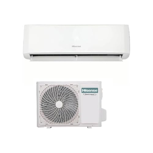 Hisense Halo+ Climatizzatore 9000 Btu R32 Cbyr094rg Atyr094rw, 19dB(A), Evaporatore Anti-Batteri, Filtro Ai Carboni, Anti Muffa, Self Clean (In), Display Led, Wifi, A++A+ (9000 Btu)