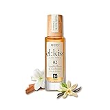 EL:KISS Roll On Perfume, Vanilla Bean & Cashmere Eau de Parfum 12mL (.40 Fl Oz), Hydrating & Long-Lasting, Alcohol-Free & Mineral Oil-Free, Infused with Jojoba, Argan & Coconut Oil