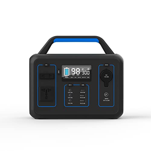 DOINBE Tragbare Powerstation,300W/230Wh,230V AC-Ausgang/60W USB-C Power Delivery Solargenerator für Camping, Reisen, Notstrom und mehr Cover