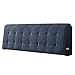 LXLIGHTS - Cojín para cabecero de cama con cuña y respaldo grande, cama doble de madera maciza, tapizado lavable, 5 colores, 7 tamaños, Franela, azul, No headboard-190cm