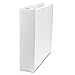 - Economy D-Ring Vinyl View Binder, 2" Capacity, White, 4 per Pack