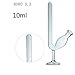 DADAKEWIN 10ml Fermentation Tube with Graduation and Bottom Borosilicate 3.3 Glass Fermentation Apparatus Lab Glasswares- Pack of 1 (Color : 10ml)