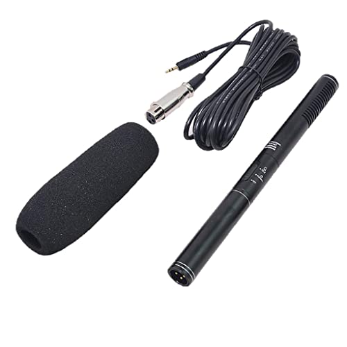 Xiaojikuaipao Juego de equipo de grabación de música profesional con micrófono condensador vocal con cable, voz de sonido perfecta para grabación de estudio en casa, grabación de campo, entrevista,