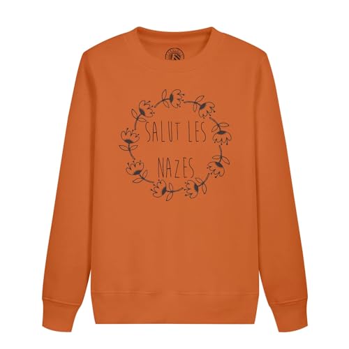Sweatshirt enfant dessin Salut Les Nazes, fini les vêtements sans originalité