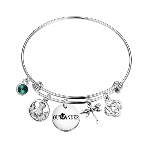 BLEOUK Dragonfly Charms Bracelet for TV Show Fans Gift Merchandise