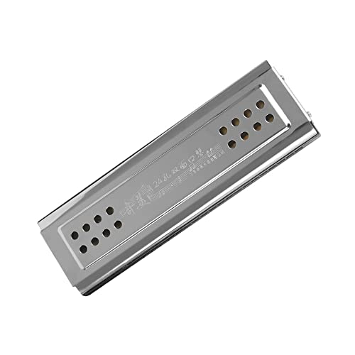 Harmonica Harmonica vibrato 2 en 1 dural Key c & G 24 double trou 48 reedless avec PAD Box instruments à vent - Les Beatles, Paul McCartney, John Lennon, RIngo Starr, George Harrison Harmonica Harmonica vibrato 2 en 1 dural Key c & G 24 double trou 48 reedless avec PAD Box instruments à vent – Image 3