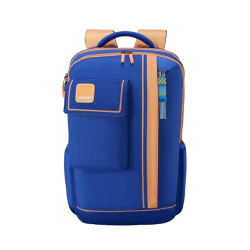 Image of American Tourister Sest 3.0 Style 02, Large 3 Compartment Backpack, 25L with Spacious Interiors Bags For School, Office, College, Gift For Men & Women - Blue