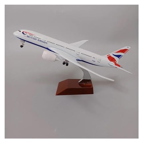 Modelo de avión Boeing 787 de British Airways en miniatura coleccionable de 20cm 2
