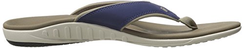 Image of Spenco Yumi Men's Orthotic Flip Flops Medieval Blue - 10 Medium