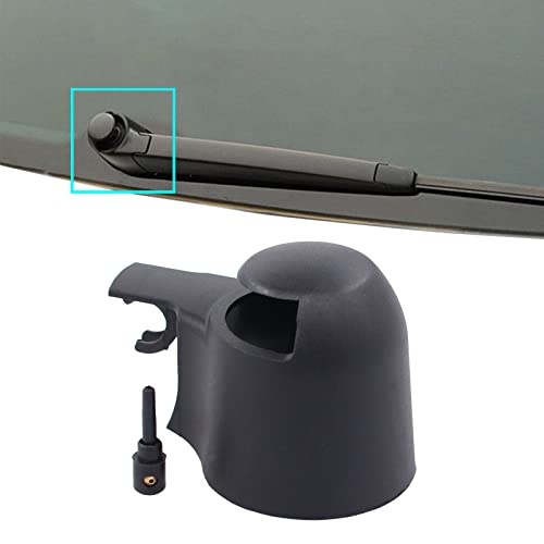 Kappe Wischarm Abdeckkappe Heckwischer Düse Spritzdüse Scheibenwischer Wischerdüse Waschwasserdüse hinten für Golf 5 Transporter T5 Pa-ssat Tour-an Polo Ti-guan Caddy Scirocco Fabia 2 Roomster Yeti