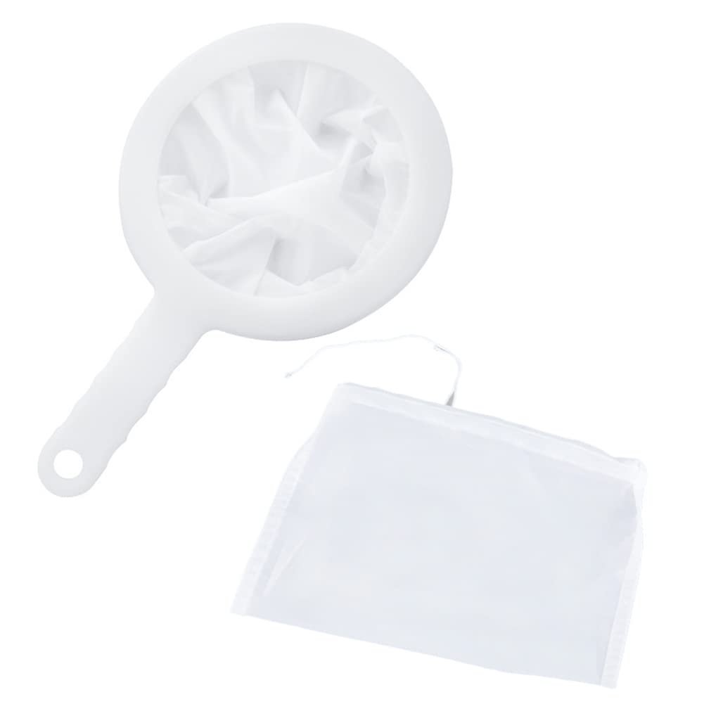 NC Nylon Mesh Reusable Food Strainer Set with Handle - 11.8in x 7.8in