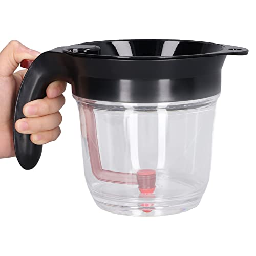 Ölsuppenfilter, Fettabscheider, tragbarer Soßenfilter, hitzebeständiger Topf, Speck, Fettbehälter für den Haushalt, Küche, 1000 ml