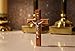 Wooden Wall Cross, St Benedict Crucifix, Made of Olive Wood in Bethlehem, Christian Spiritual Religious Gift. Size: 6 X 3.5” 
