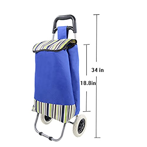 TTSLVS Einkaufstrolley,Grosse KapazitäT Einkaufsroller Treppensteiger Handwagen Multifunktional Klappbarer Einkaufs… – Bild 8