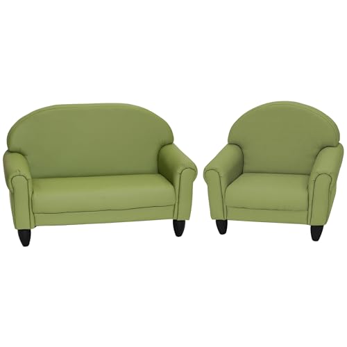 Children's Factory Chair and Couch Sage