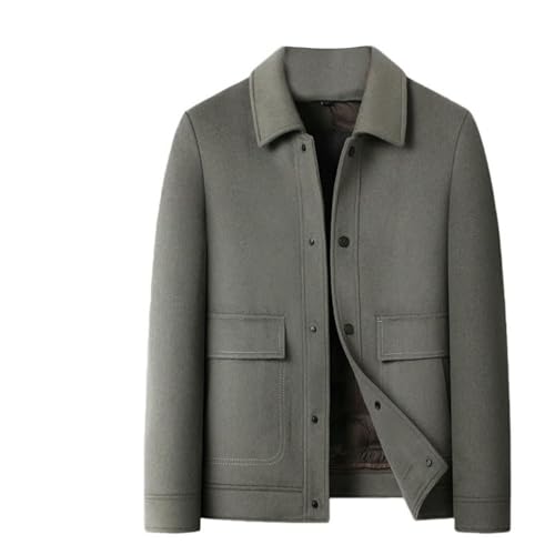 Veste en laine hommes mi-longue manteau business casual pour automne hiver