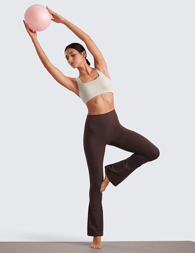 CRZ YOGA Butterluxe High Waist Mini Flared Leggings for Women 30"/31.5"/33'' - Bootcut Yoga Pants with Pocket Casual Lounge3