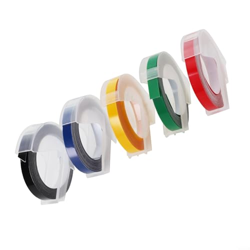 Ruban de gaufrage 6 mm compatible DYMO pour organiser toute la maison en couleur