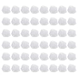 PATIKIL Lot de 48 foulards de jonglage carrés pour la danse, 61 x 50,8 cm, accessoires de performance pour jouer au jonglage magique, blanc